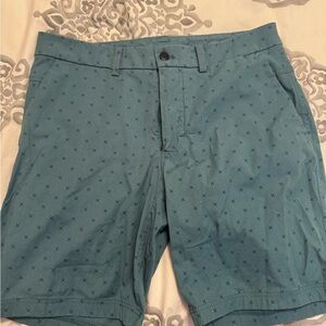 Lululemon Men’s Casual Shorts Teal Cross Print Size 36